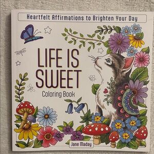 Life is Sweet Coloring Book by